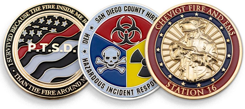 custom firefighter challenge coins, custom coins, challenge coins 4 u, challenge coins 4 less, challenge coins, custom logo challenge coins