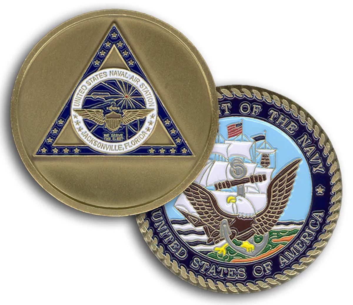 nas jacksonville, navy challenge coins, military challenge coins, custom challenge coins, coins customized,
