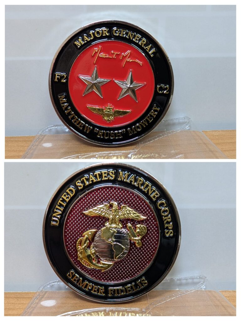 USA made custom USMC challenge coins in Hyattsville and Marine coins