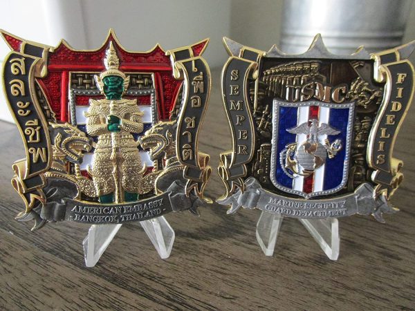 military challenge coins for sale, usmc challenge coins, marine challenge coins, military challenge coins, marine security guard detachment challenge coins, us embassy challenge coins, coins customized, best challenge coin company,