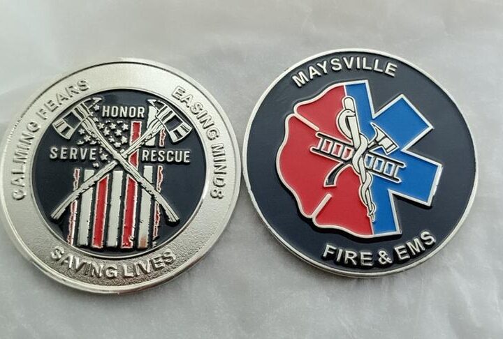 Celebrate Heroes with Custom Firefighter Challenge Coins